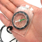 Transparent Plastic Compass