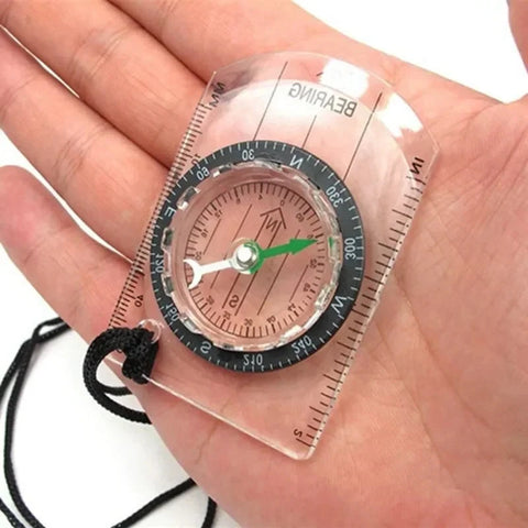 Transparent Plastic Compass